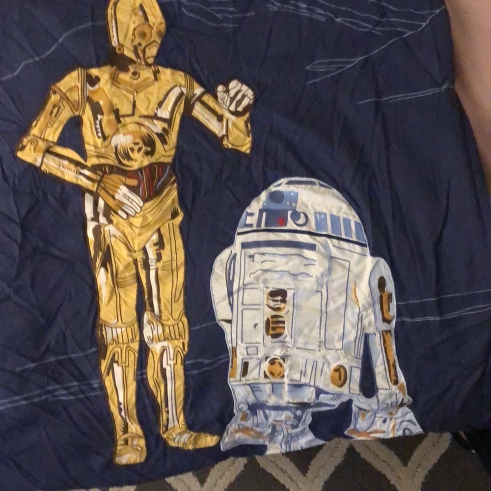Pottery Barn kids star wars duvet & shams